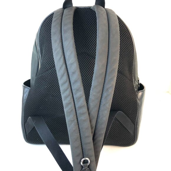 Authentic Coach Court Backpack in Black Nylon & Refined Pebble Leather AUTHENTIC - Picture 3 of 16